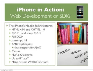 Web or SDK Development