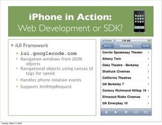 Web or SDK Development