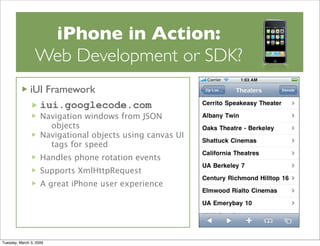 Web or SDK Development
