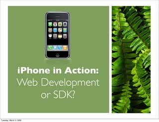 Web or SDK Development