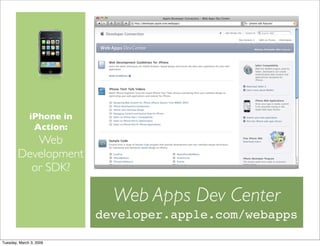 Web or SDK Development