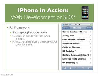 Web or SDK Development