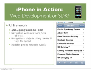 Web or SDK Development