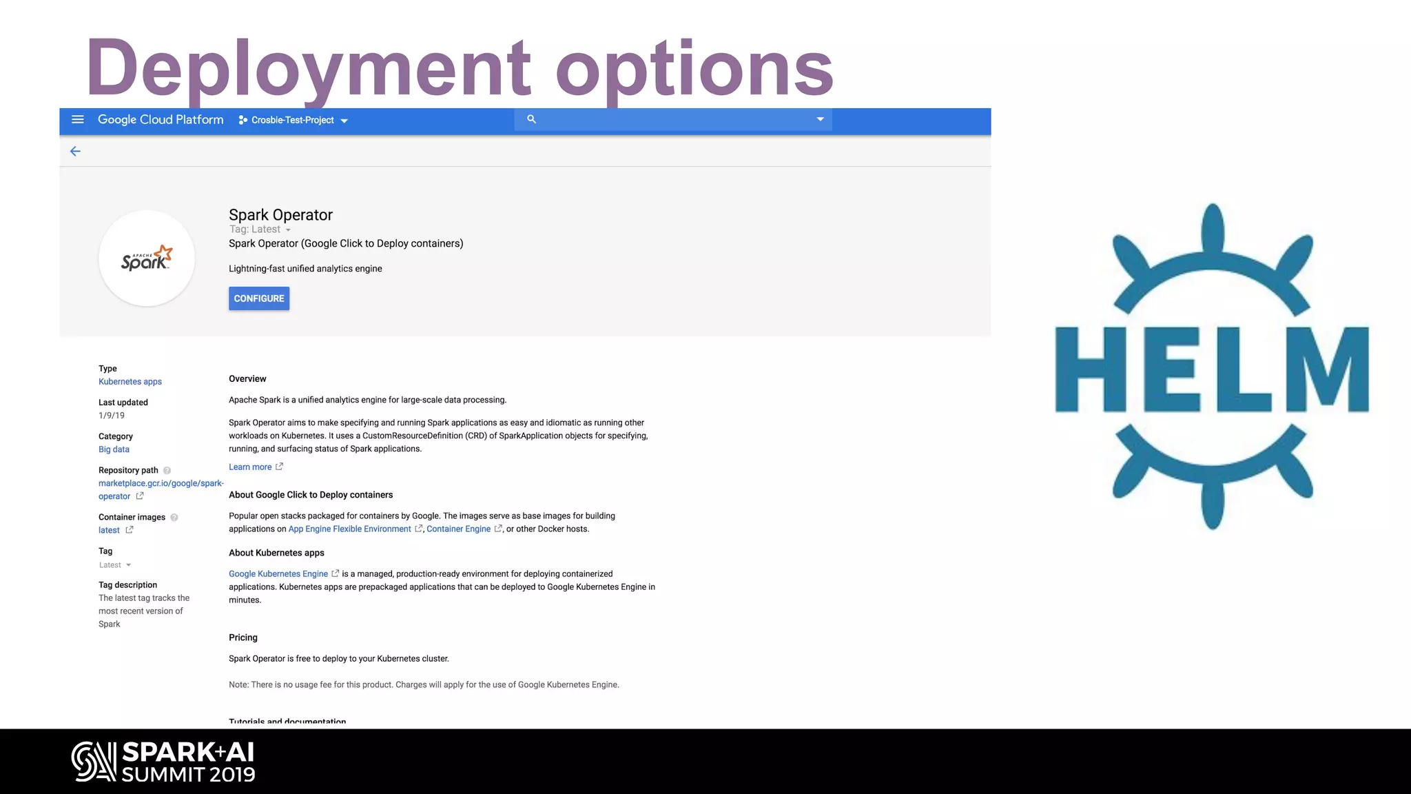Deployment options
 