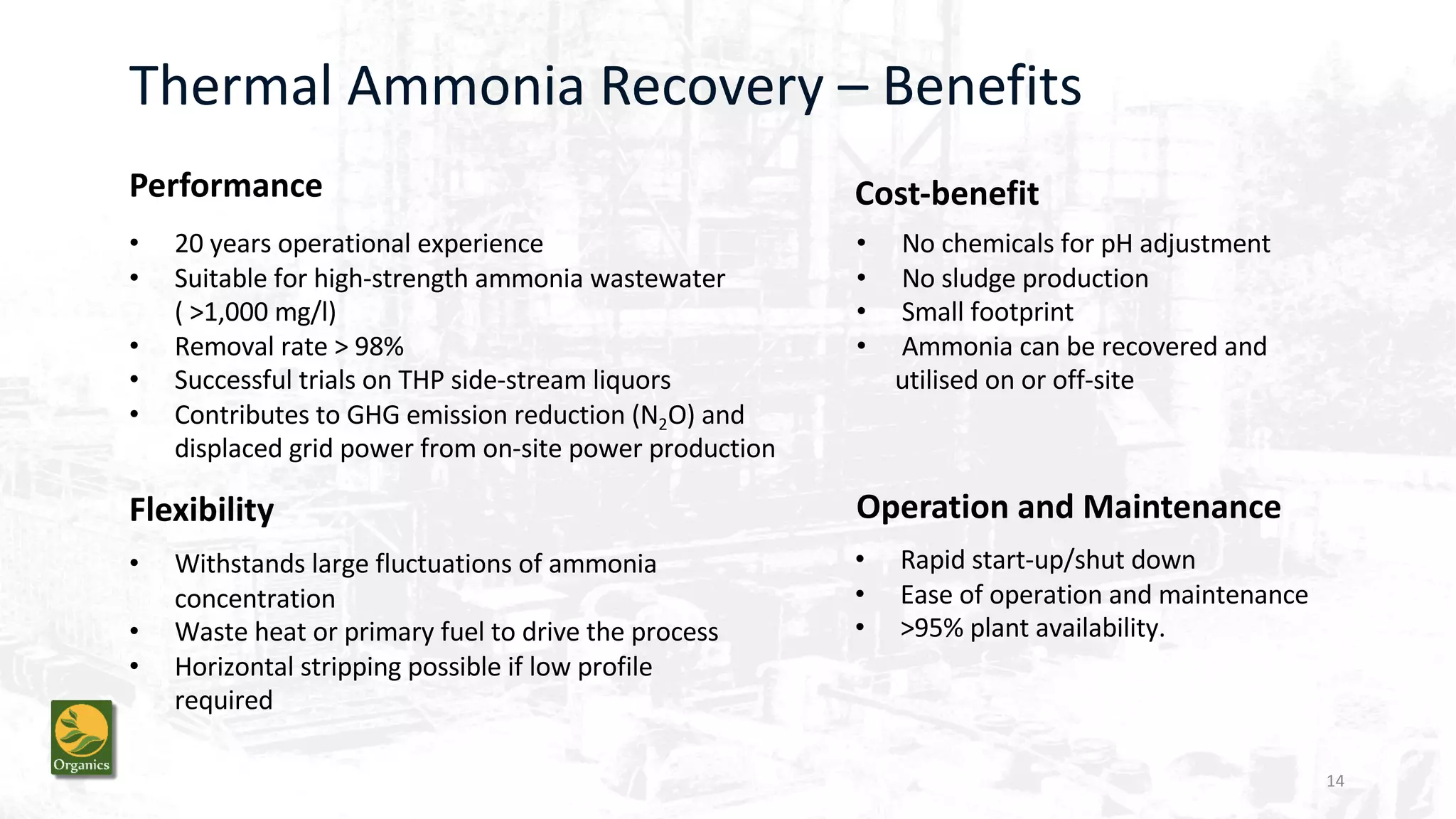 AMMONIA RECOVERY FROM WASTEWATER – TECHNOLOGY AND USES | PDF