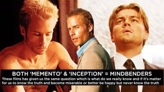Christopher Nolan - Memento vs Inception
