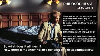Christopher Nolan - Memento vs Inception