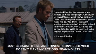 Christopher Nolan - Memento vs Inception
