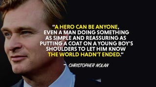 Christopher Nolan - Memento vs Inception