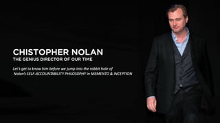 Christopher Nolan - Memento vs Inception