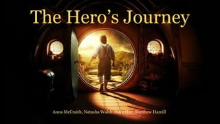 The Hero’s Journey
Anna McCraith, Natasha Walsh, John Hay, Matthew Hamill
 
