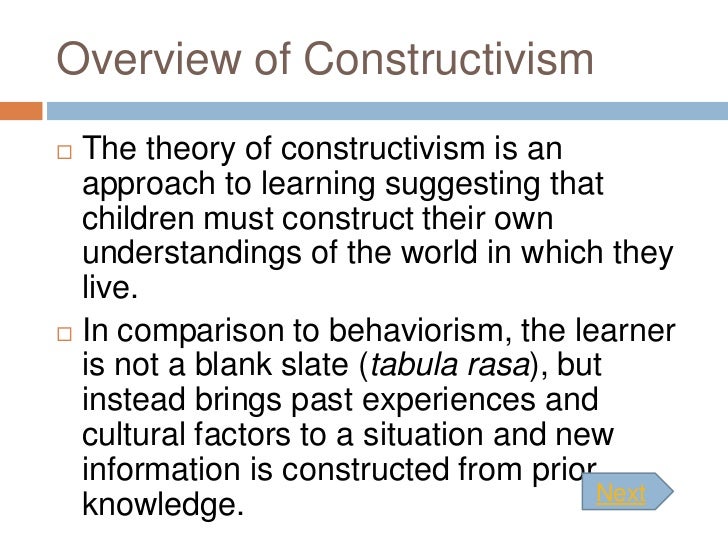 constructivist teaching methods literature review