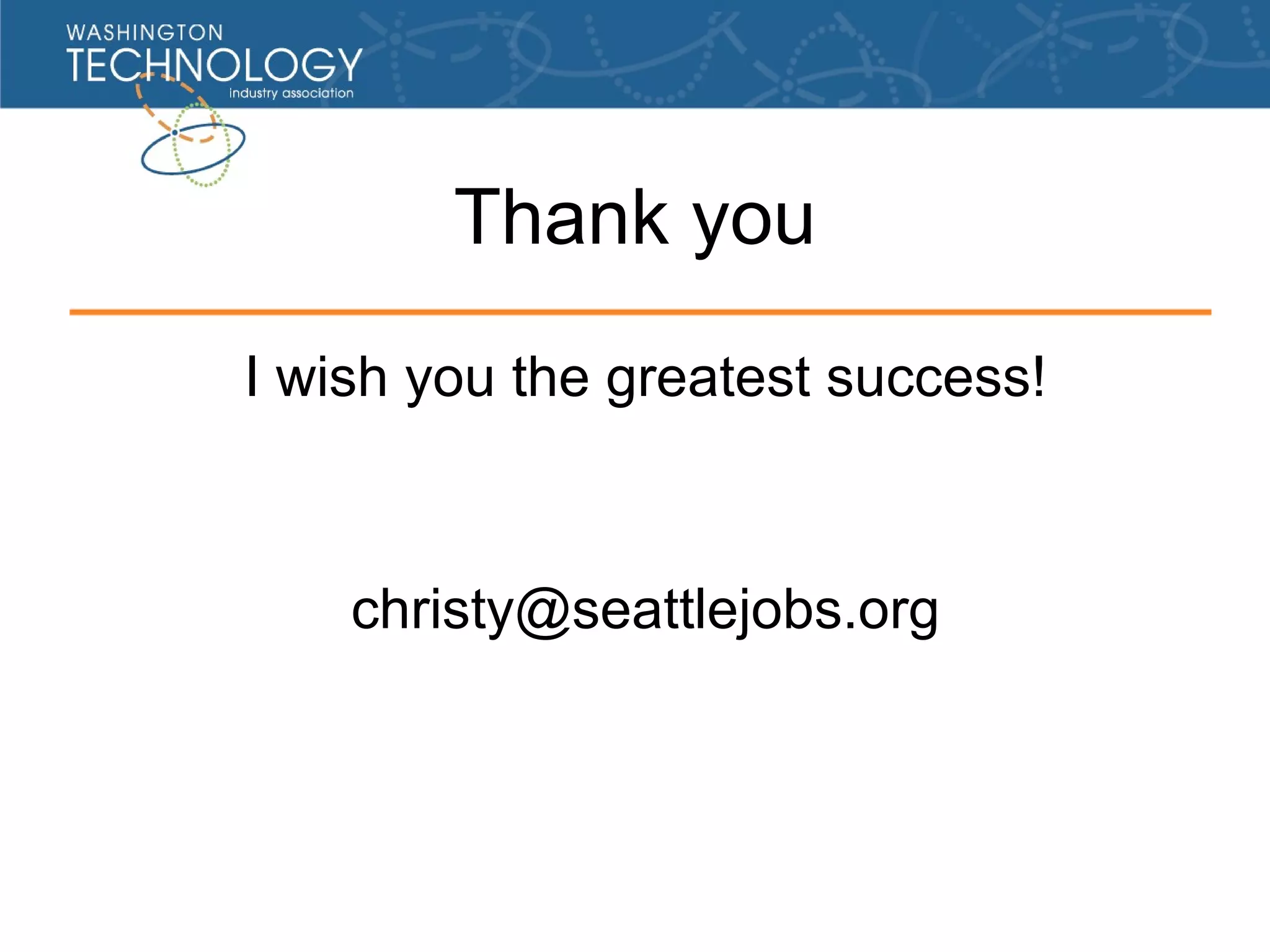 Thank you I wish you the greatest success! [email_address] 