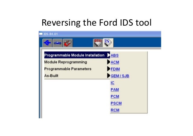 ford ids software hack ford ids software hack