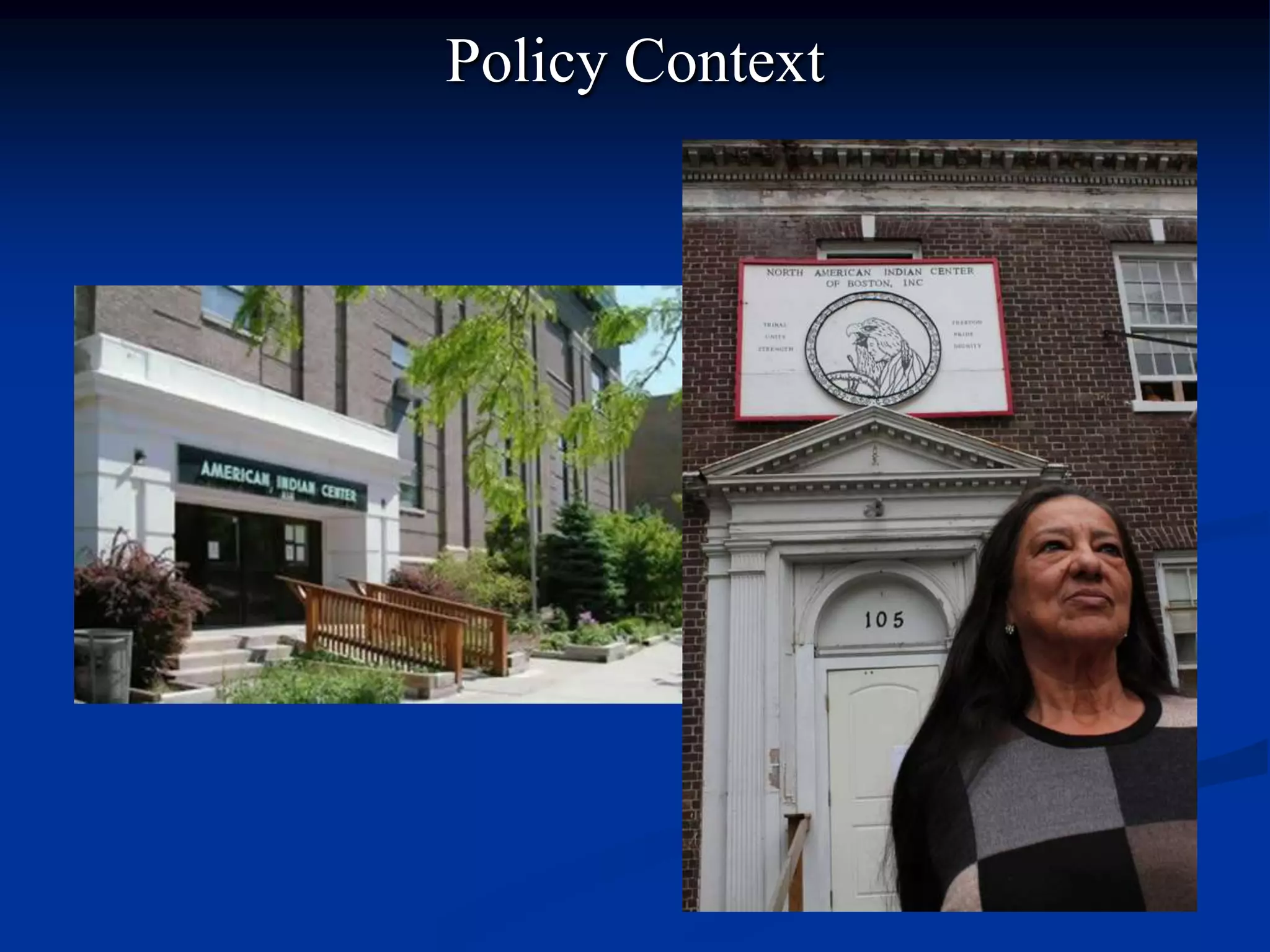 Policy Context
 