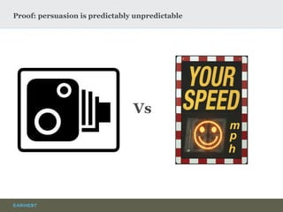 Proof: persuasion is predictably unpredictable 
Vs  