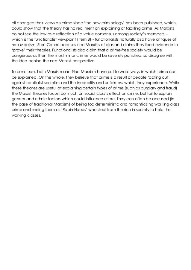 White collar crime essay
