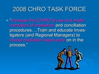 2008 CHRO TASK FORCE ,[object Object]