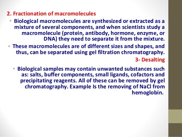 gel filtration chromatography research paper gel filtration chromatography research paper