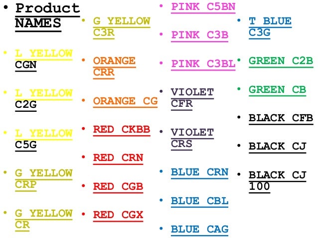 Chromatex Dyes And Pigment