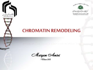 CHROMATIN REMODELING
Maryam Amini
Winter 2012
 