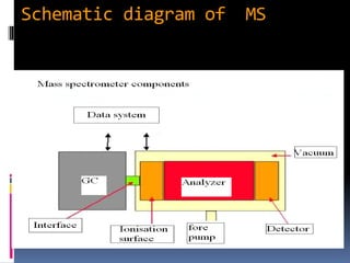 Schematic diagram of MS
 