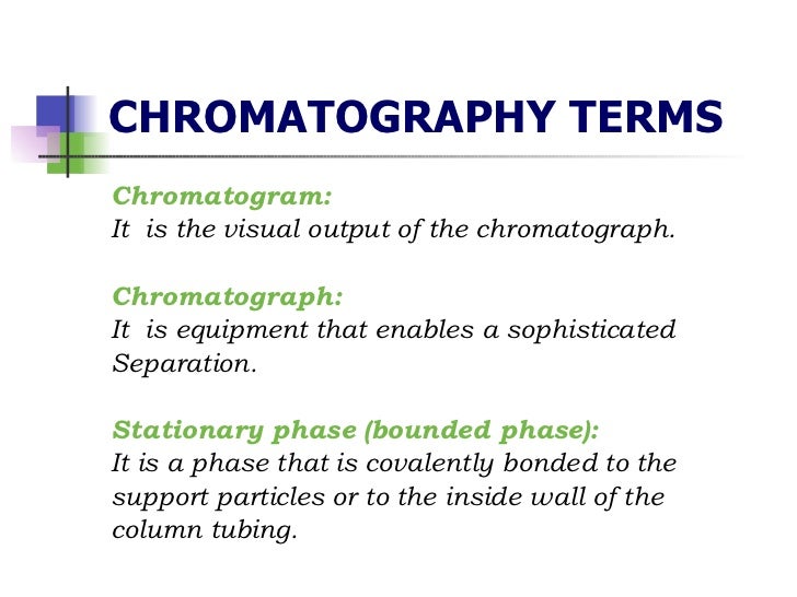 Chromatography