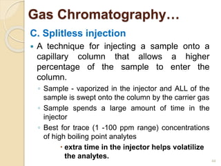 Splittess Gc Injection Chromatography.pptx