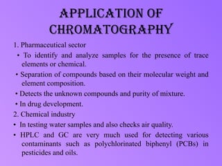 Chromatography and its principle and types.pptx