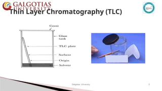 Tlc Paper Table Comprehensive Overview of Chromatography Techniques in Analytical ...