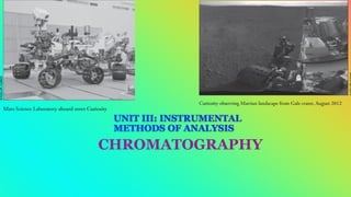Instrumental Methods of Analysis: Chromatography | PPTX