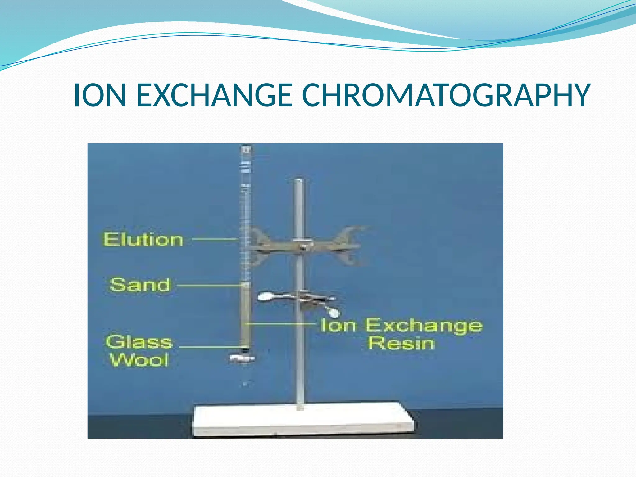 ION EXCHANGE CHROMATOGRAPHY
 
