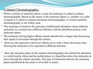 Chromatography & Column Chromatography.pptx