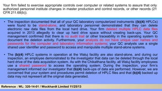 Data Integrity II - Chromatography data system (CDS) in Pharma | PDF