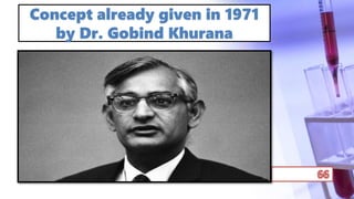Concept already given in 1971
by Dr. Gobind Khurana
 