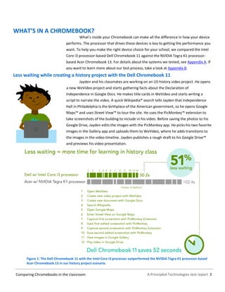 Comparing Chromebooks in the classroom - Corei3