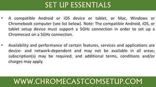How to set up Chromecast for Android and iOS devices