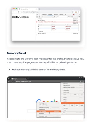 Chrome Developer Tools - Pro Tips & Tricks | PDF