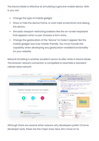 Chrome Developer Tools - Pro Tips & Tricks | PDF