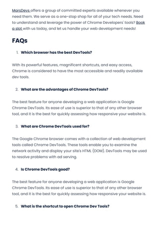 Chrome Developer Tools - Pro Tips & Tricks | PDF