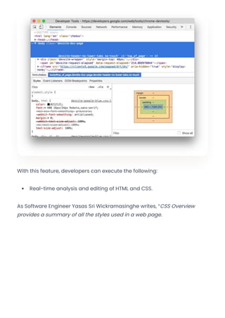 Chrome Developer Tools - Pro Tips & Tricks | PDF