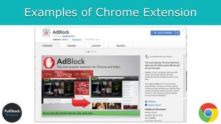 Examples of Chrome Extension
 