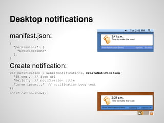 Chrome extension development | PDF