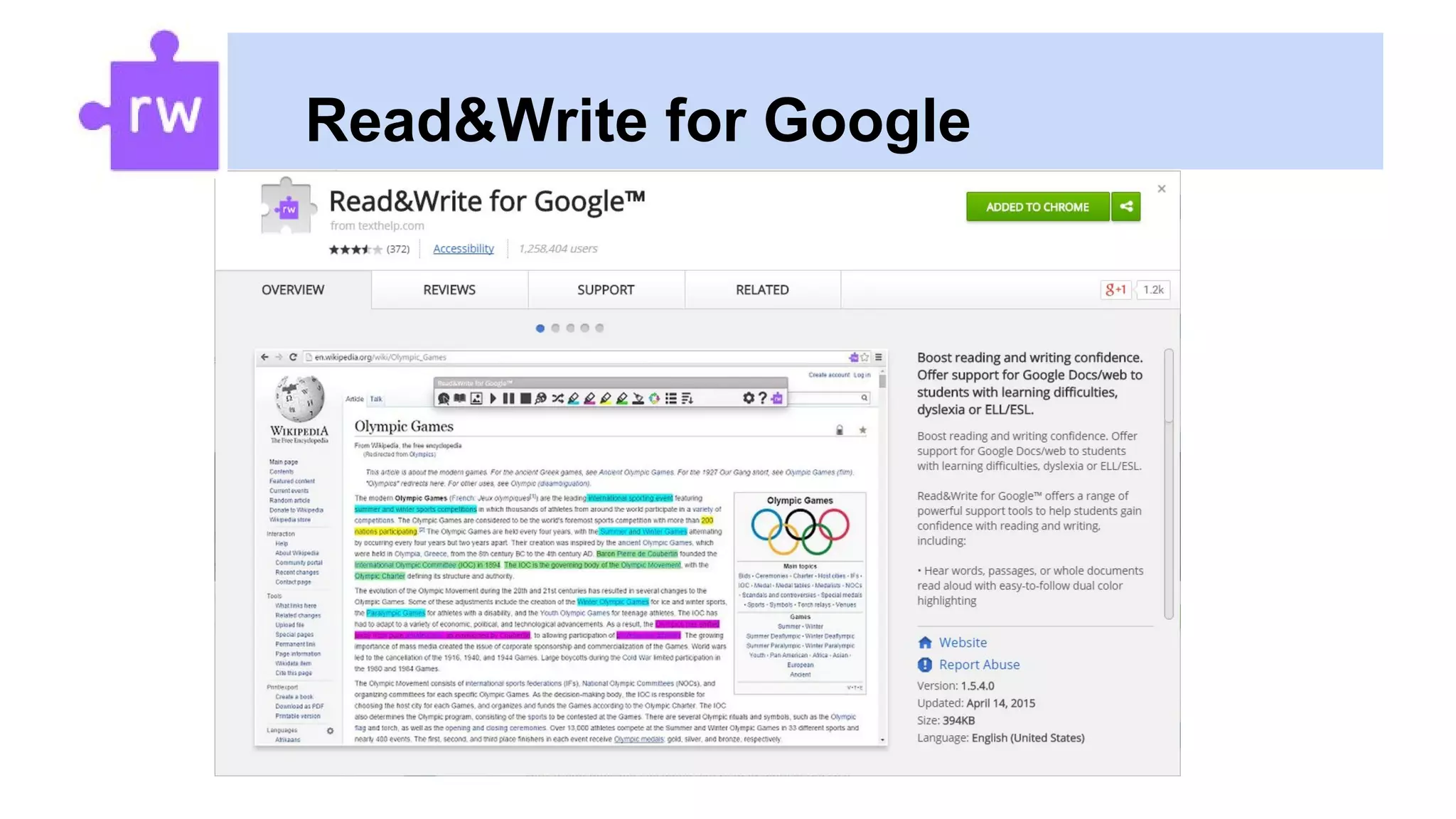 Read&Write for Google
 