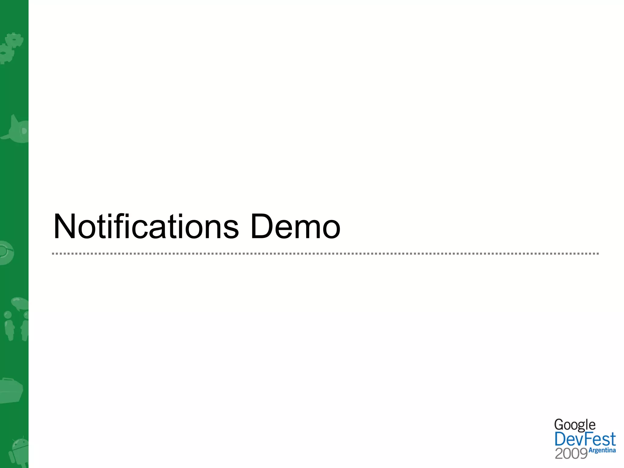 Notifications Demo
 