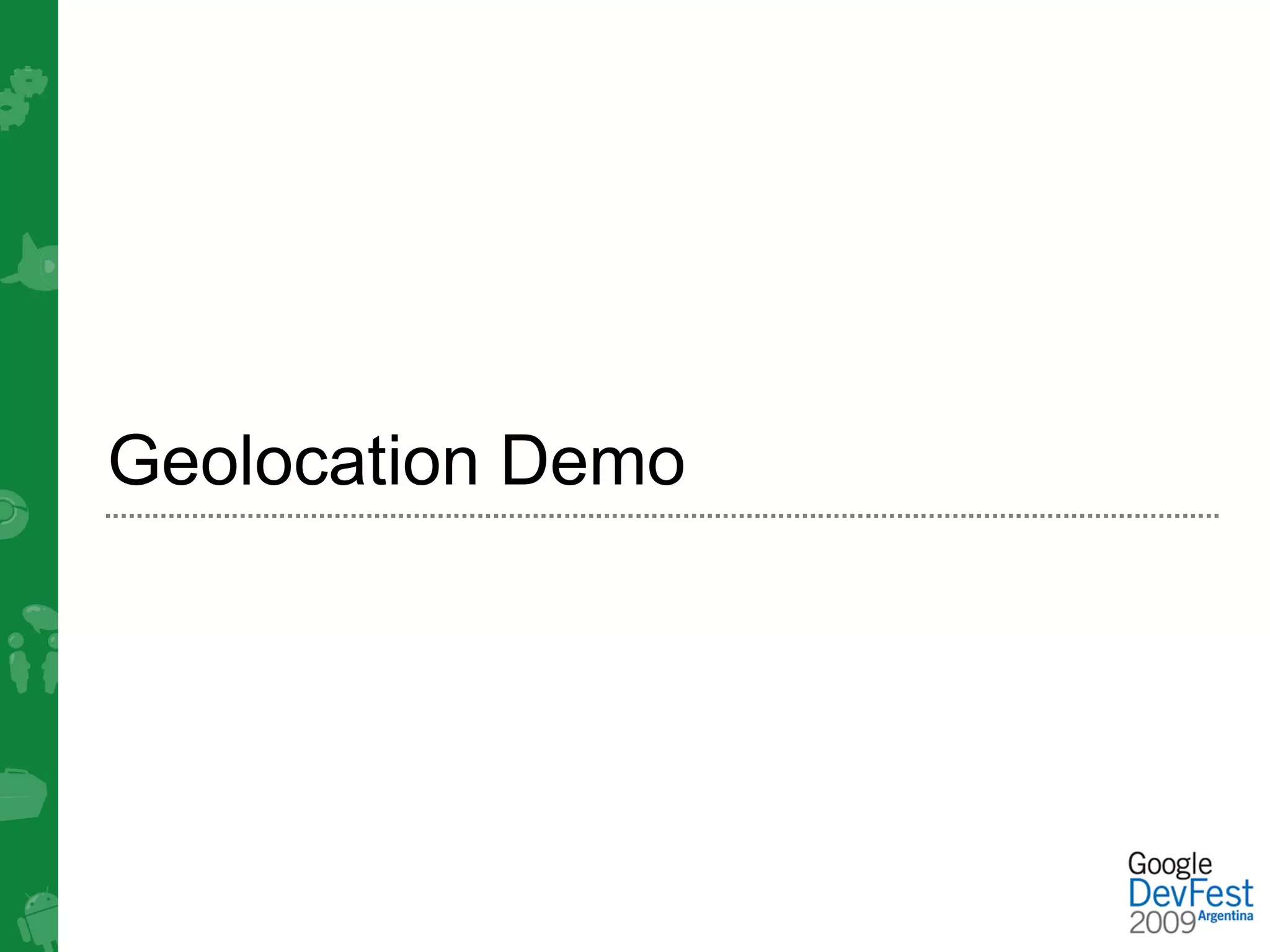 Geolocation Demo
 
