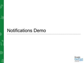 Notifications Demo
 