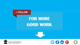 FOR MORE
GOOD WORK
+ Follow
 