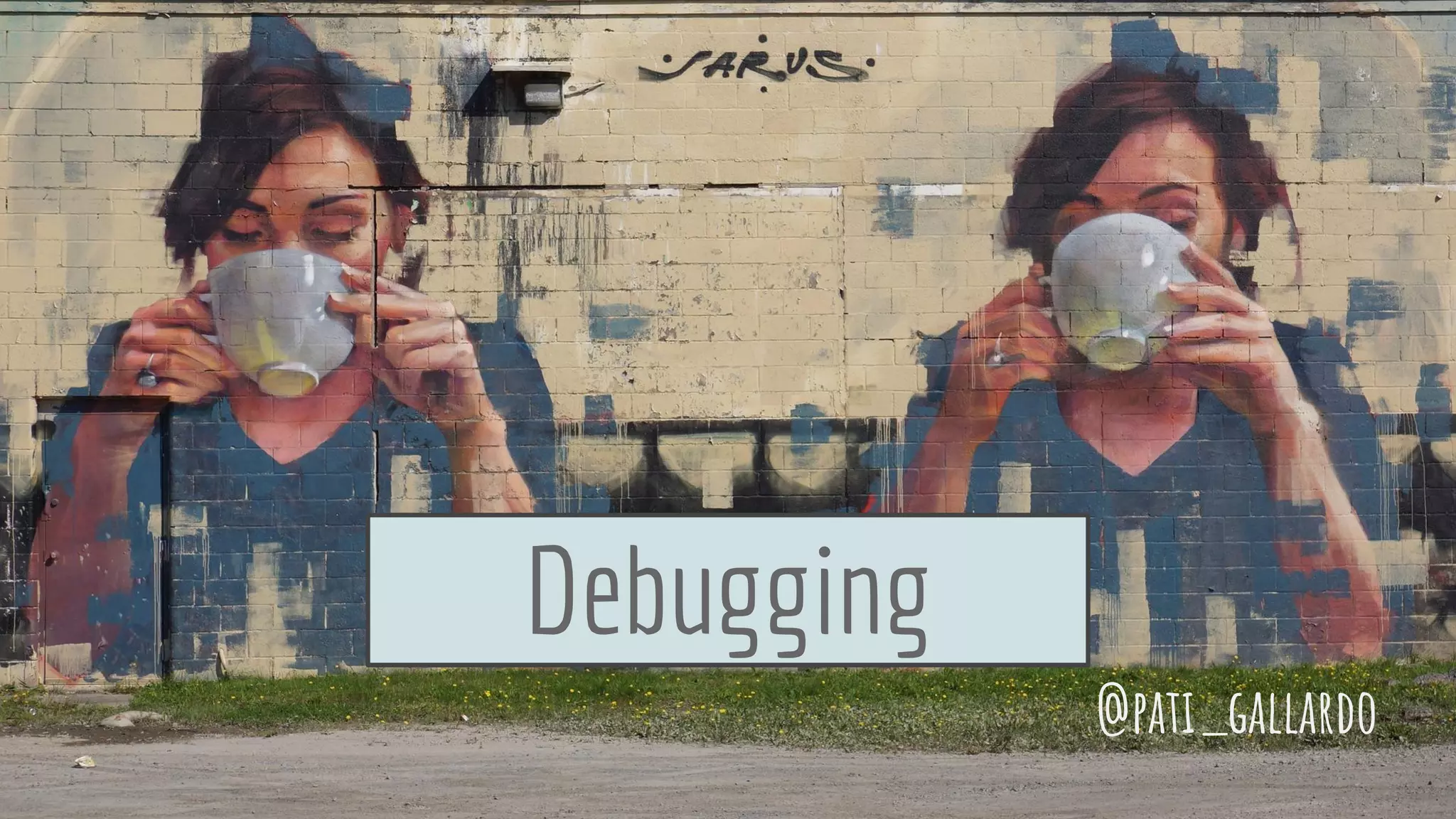 Debugging
@pati_gallardo
 