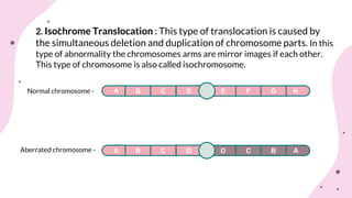 Chromosomal aberrations (structural)
